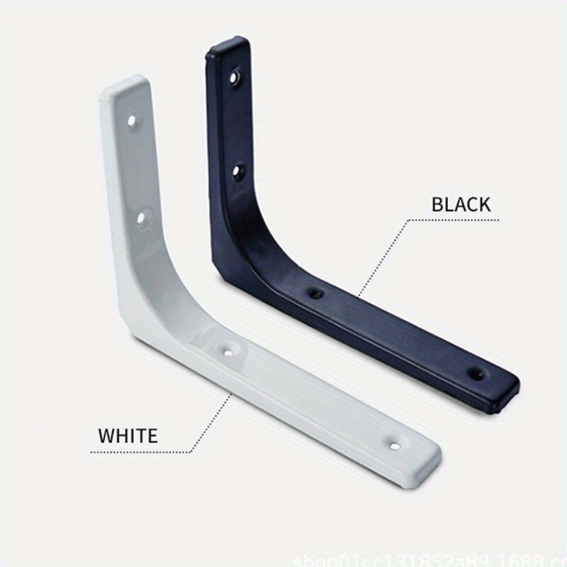 Shelf Bracket Pair - Soportes de hierro resistentes para estantes,