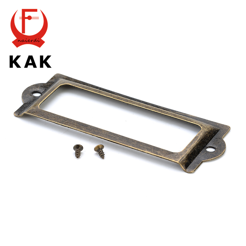 Furniture Hardware Names - KAK-Marco de tirador de etiqueta de