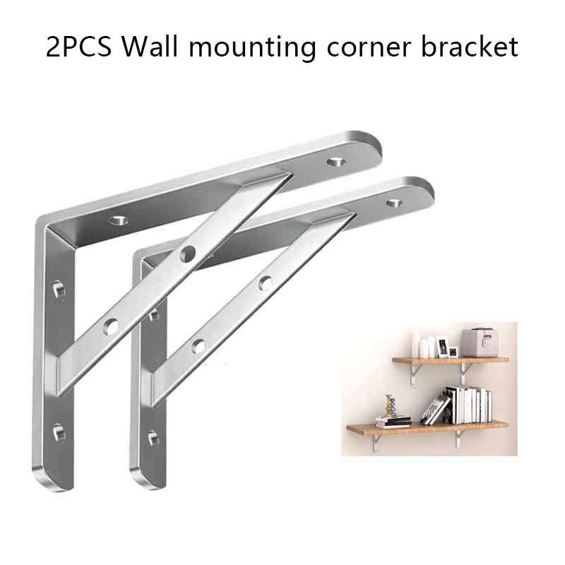 Shelf Bracket Pair - Soportes triangulares de acero inoxidable para