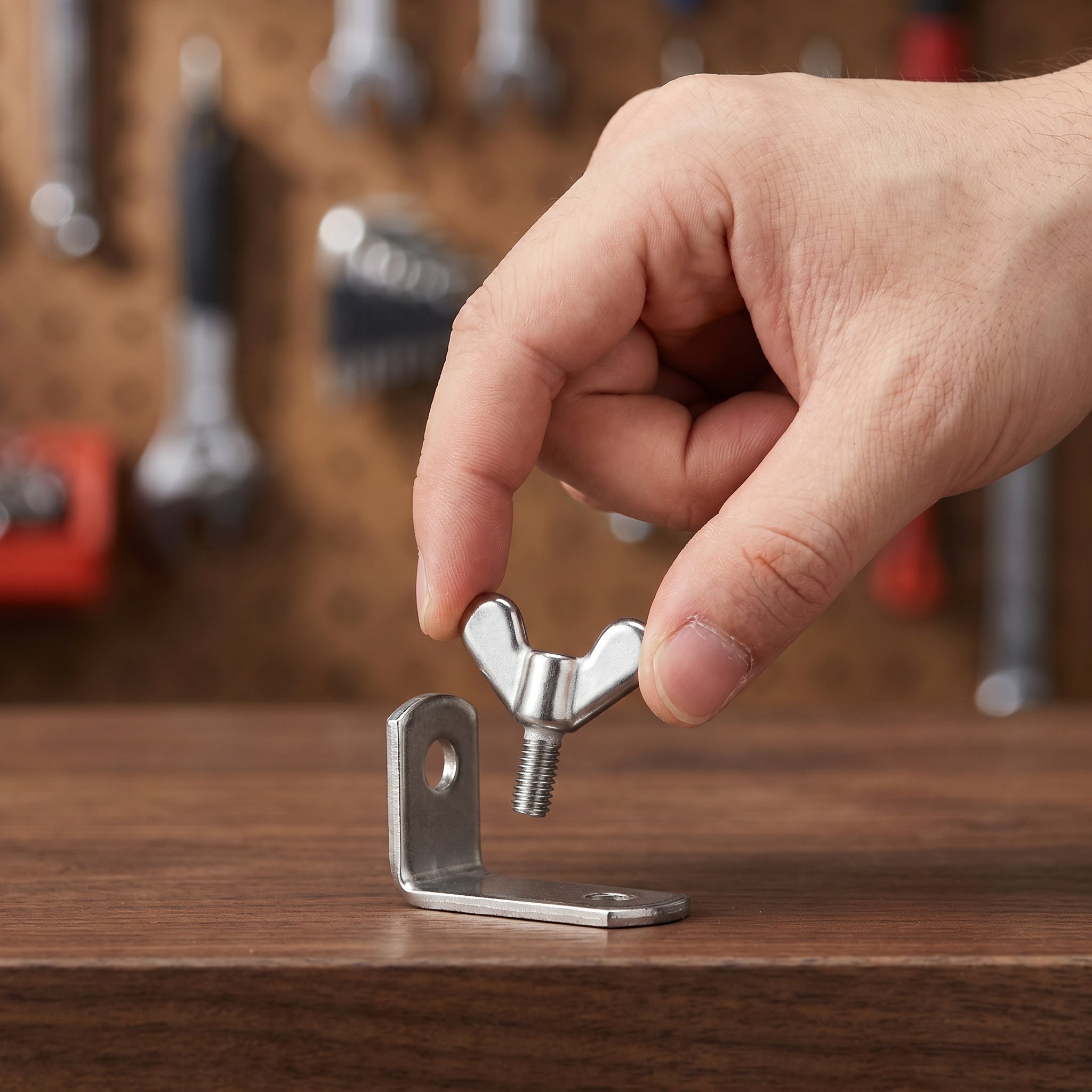 Furniture Hardware Fasteners - 2 Piezas Tornillos de Acero Inoxidable