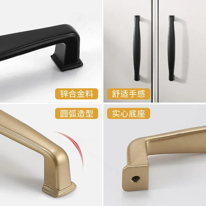 Manija de gabinete negra Yijia - Furniture Hardware Wholesale reseña y precio