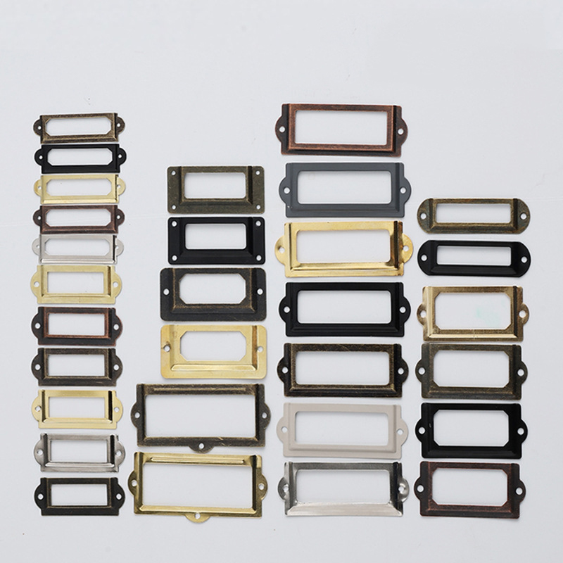 Soporte de etiqueta Vintage, a - Furniture Hardware Names reseña y precio