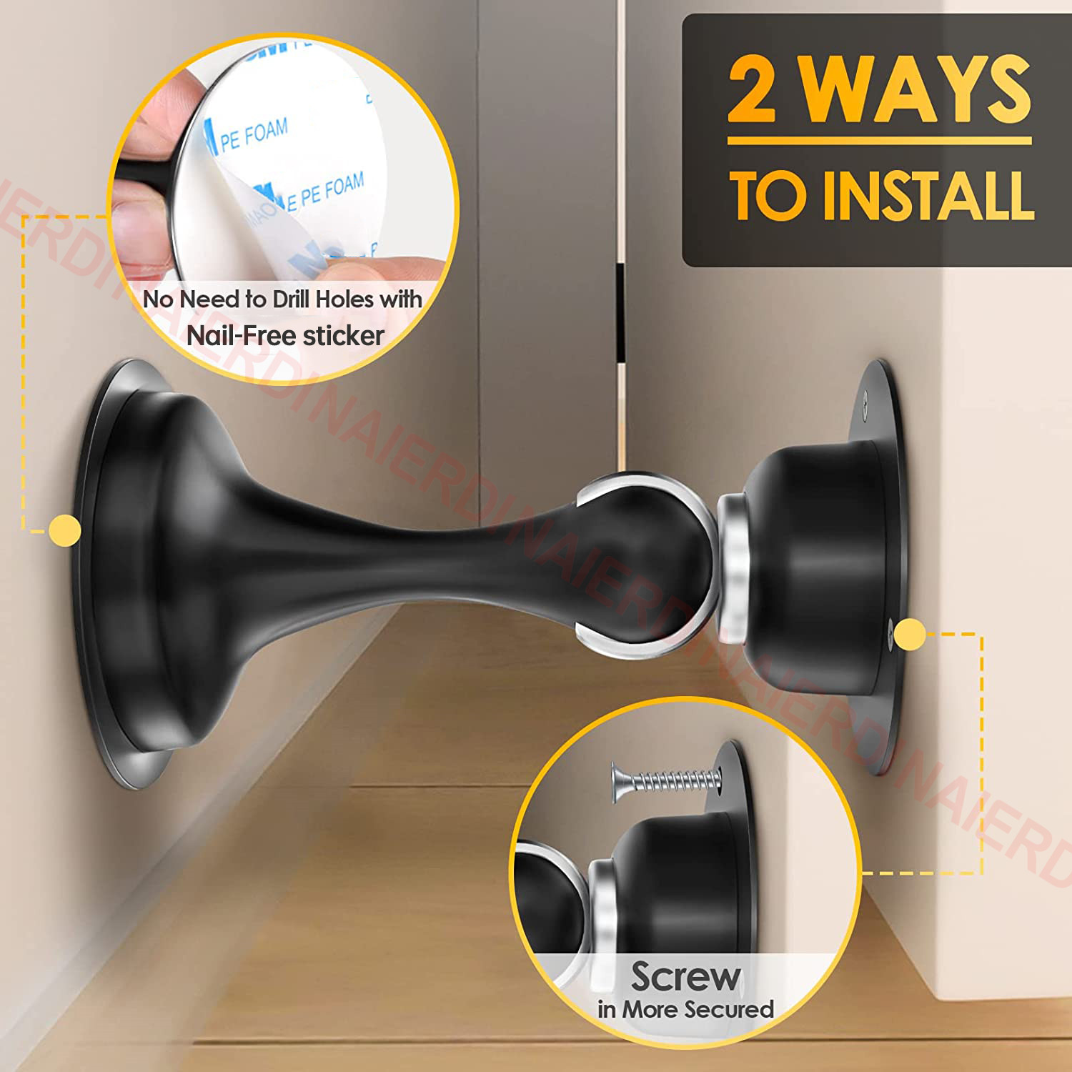 NAIERDI 1/2/4 Uds Tope de puer - Magnetic Catch Door reseña y precio