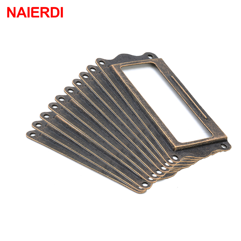 NAIERDI-mango de latón antiguo - Furniture Hardware Names reseña y precio