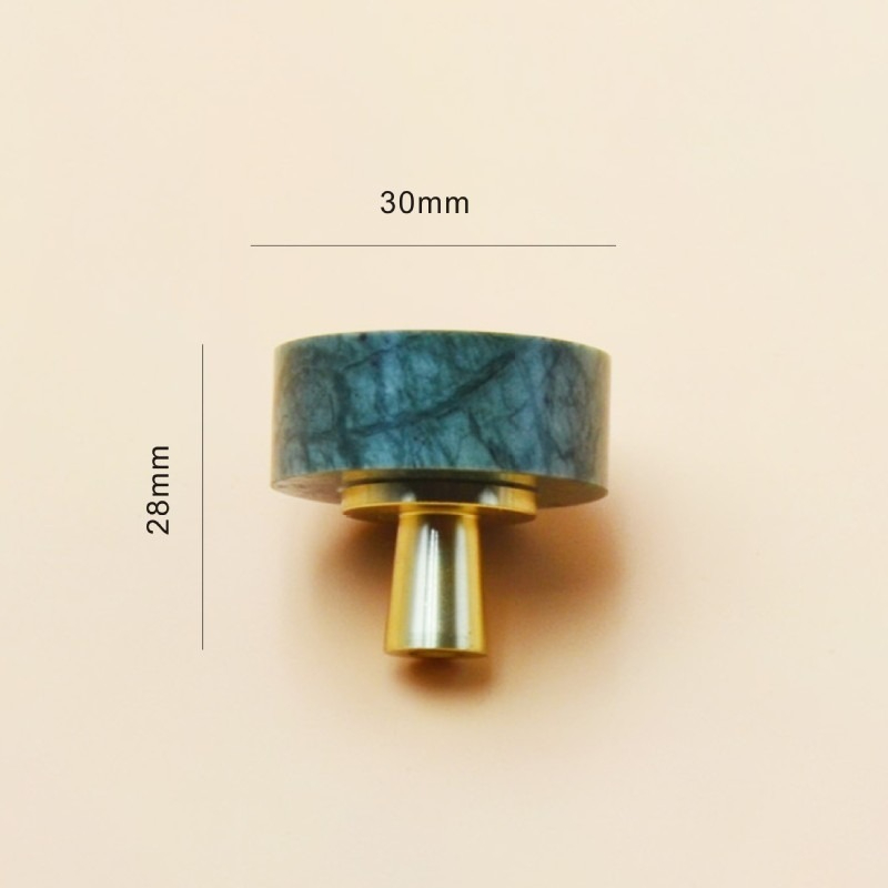 Tirador de mármol verde oscuro - Furniture Hardware Wholesale reseña y precio