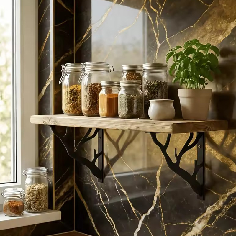 Estante de metal con forma de  - Shelf Bracket Pair reseña y precio