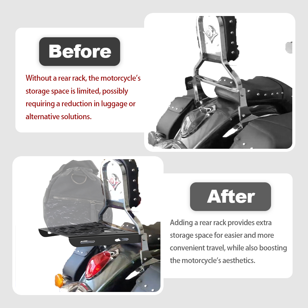 Soporte trasero para motocicle - Shelf Bracket Pair reseña y precio