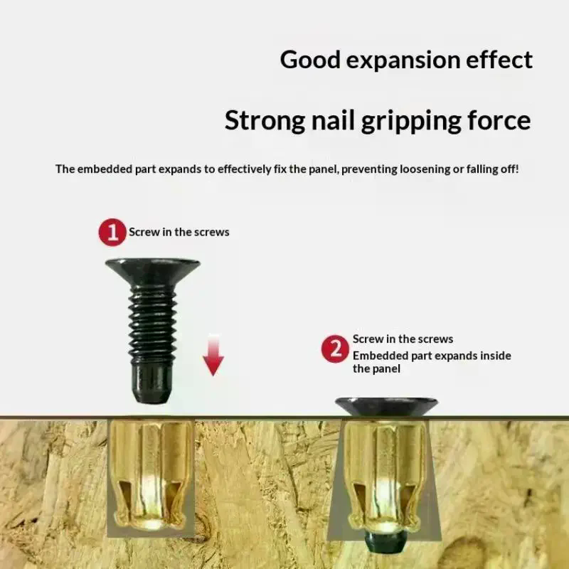 10 Piezas Kit de Tuercas de Ex - Furniture Hardware Fasteners reseña y precio