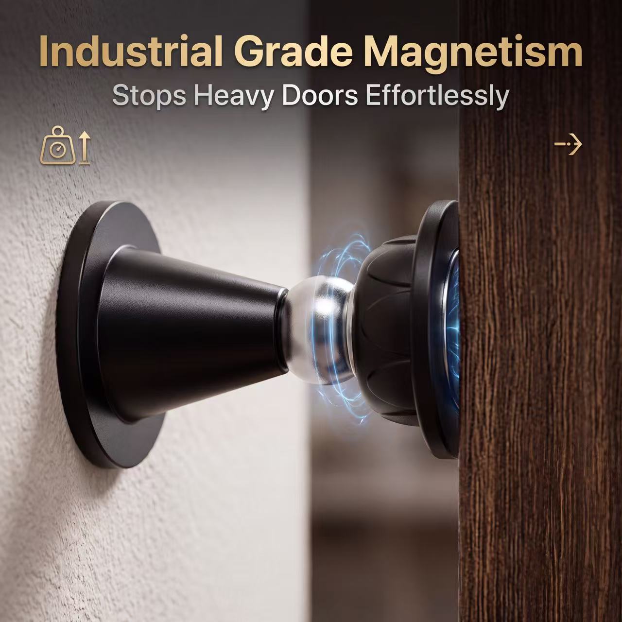 Tope de puerta magnético sin p - Magnetic Catch Door reseña y precio