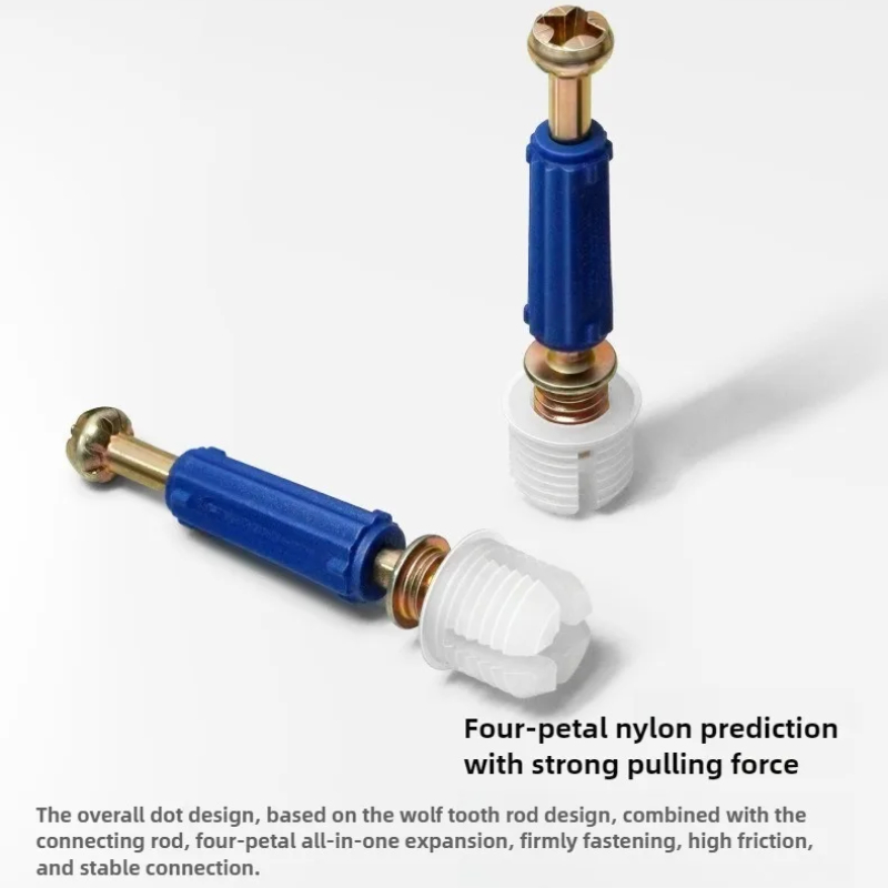 Conector de tornillos tres en  - Furniture Hardware Fasteners reseña y precio