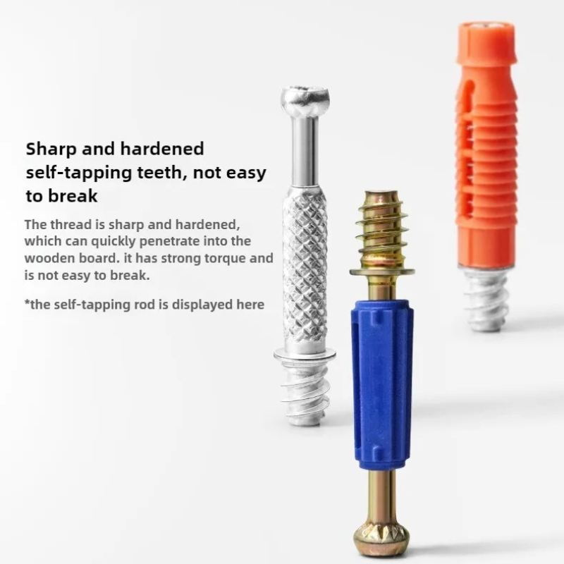 Conector de tornillos tres en  - Furniture Hardware Fasteners reseña y precio