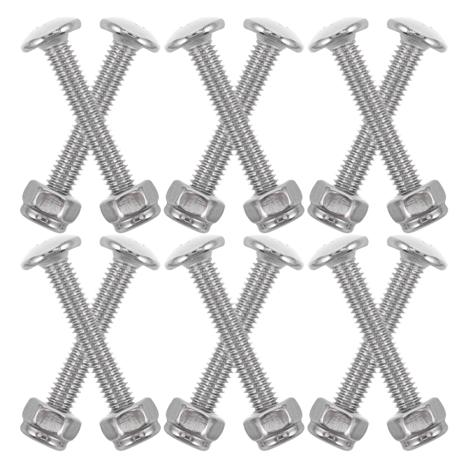12 Juegos de Tornillos y Tuerc - Furniture Hardware Fasteners reseña y precio