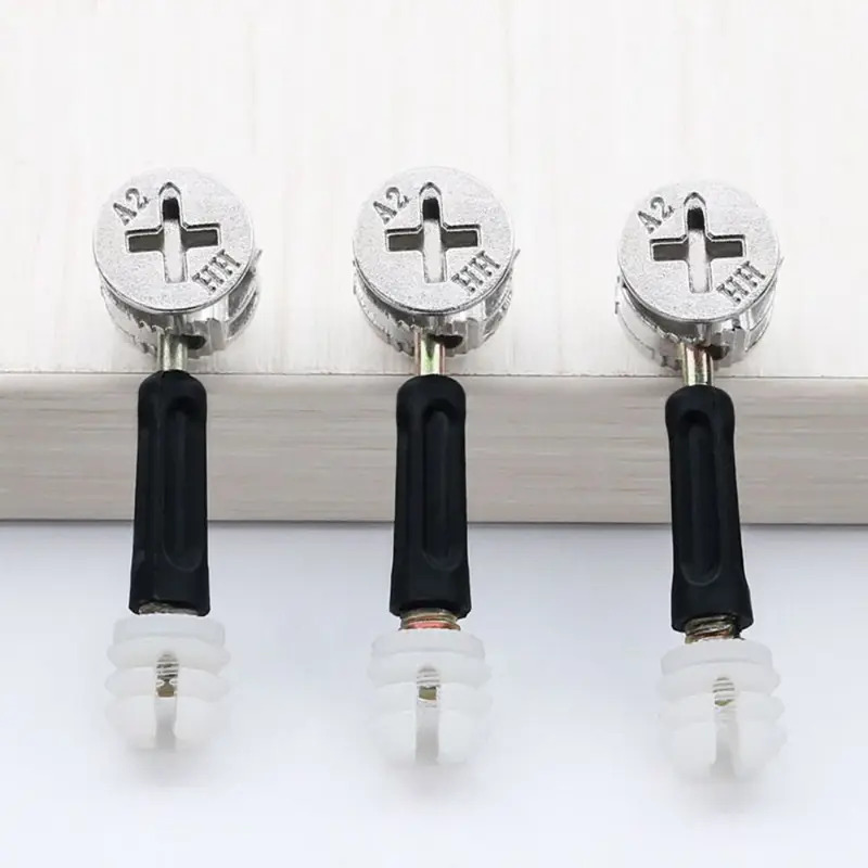 100 piezas de conectores tres  - Furniture Hardware Fasteners reseña y precio