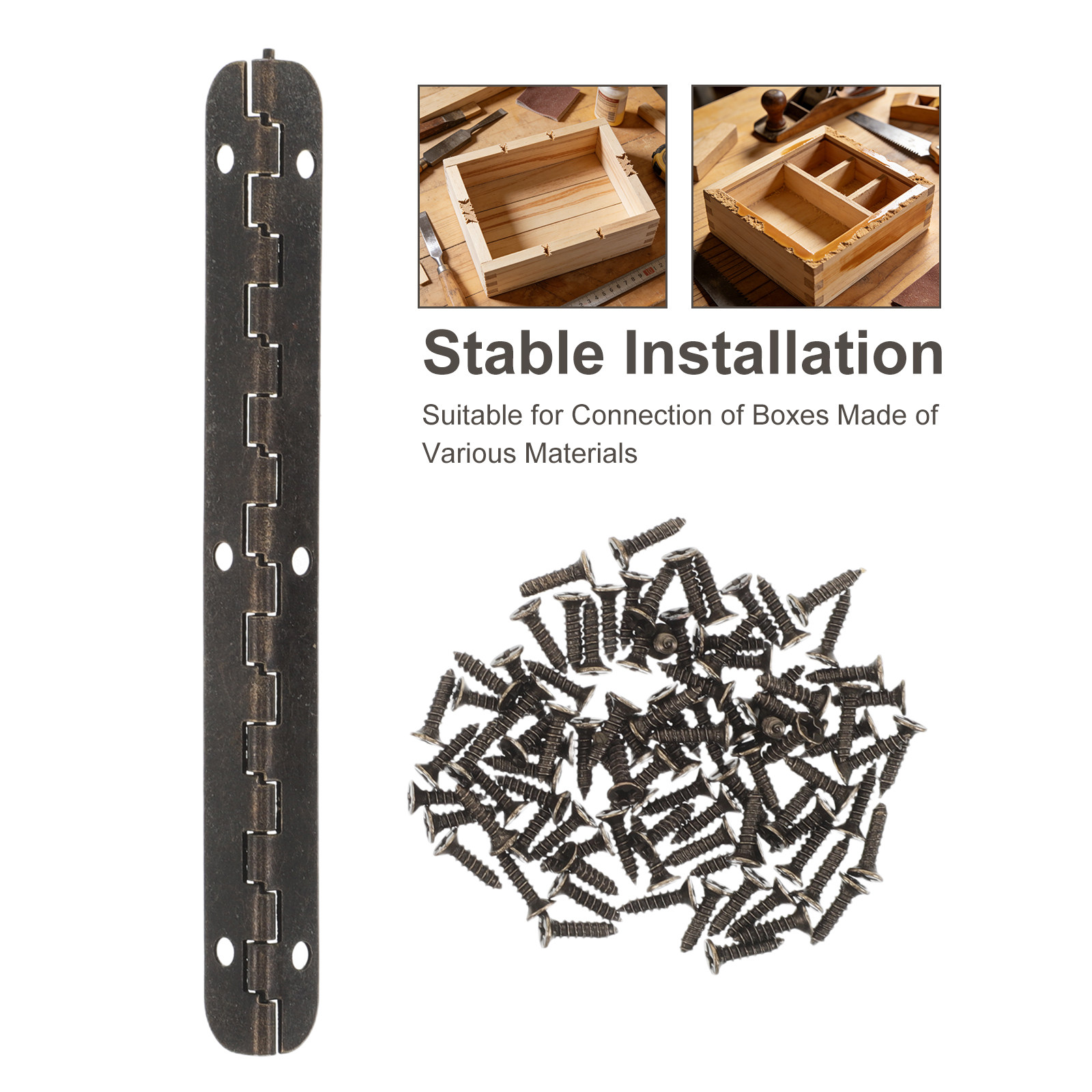 12 Bisagras Continuas de Aleac - Piano Hinge Continuous reseña y precio