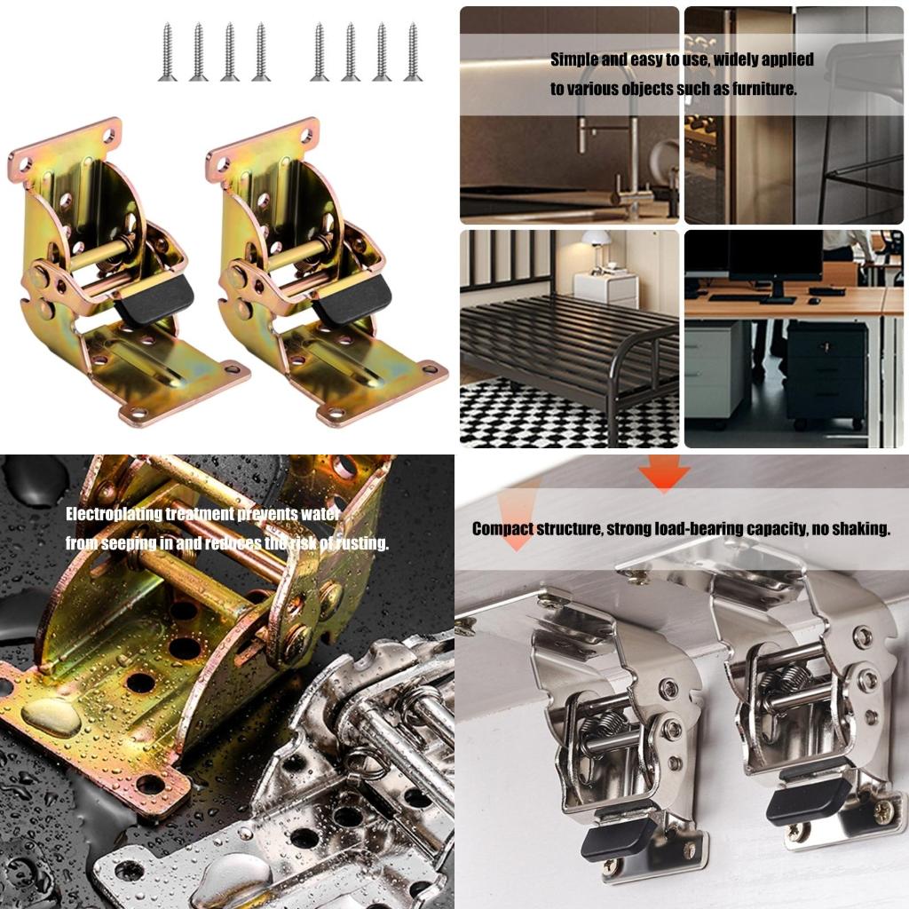 Soportes plegables multiusos,  - Quality Furniture Hardware reseña y precio