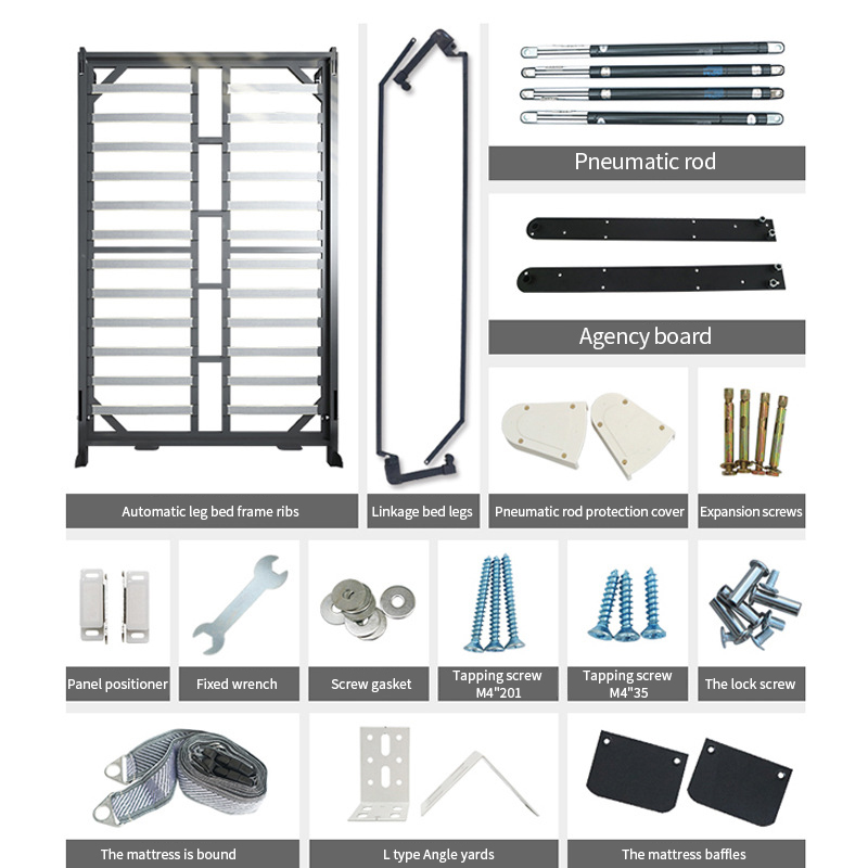 Mecanismo de cama de pared de  - Furniture Hardware In China reseña y precio